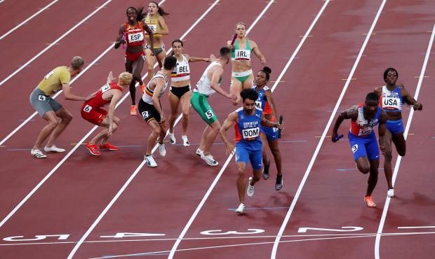 Próspera apelación del atletismo dominicano:Avanza a la final del relevo 4×400 en Tokio-2020