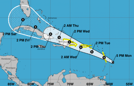 RD podría recibir este miércoles impacto de tormenta