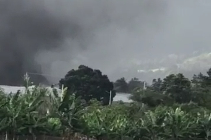 Supuesto tornado en el Municipio de Rancho Arriba San Jose de Ocoa