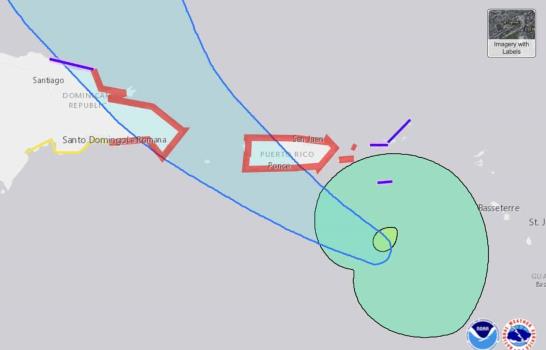 EEUU alerta sobre huracán a RD