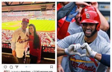 Albert Pujols confirma su noviazgo con hija de Leonel Fernández