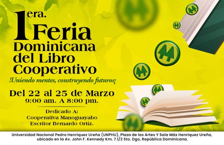 Anuncian Primera Feria Dominicana del Libro Cooperativo