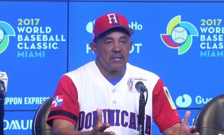 Tony Peña sobre el equipo dominicano: «Tenemos los nombres, pero los juegos se ganan en el terreno de juego»