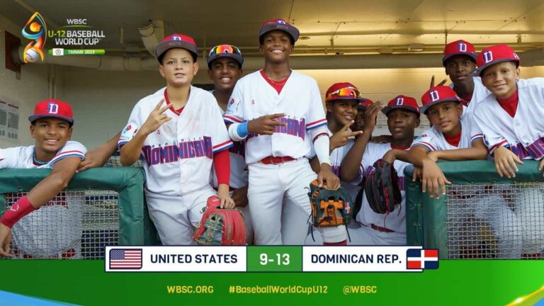 RD venció a Estados Unidos en Mundial de béisbol sub-12