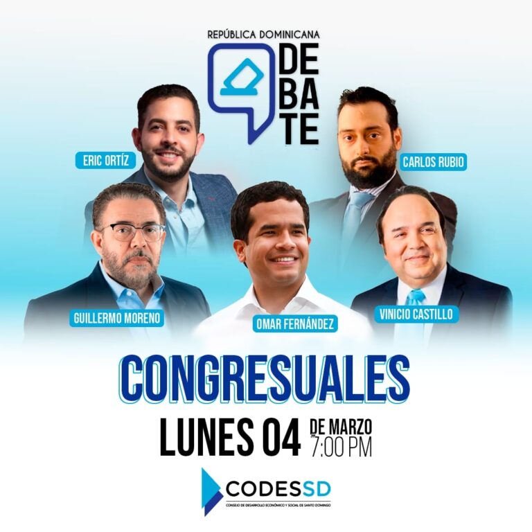 CODESSD anuncia debate entre candidatos al senado por el Distrito Nacional